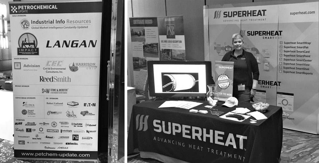 Superheat set up at a trade show