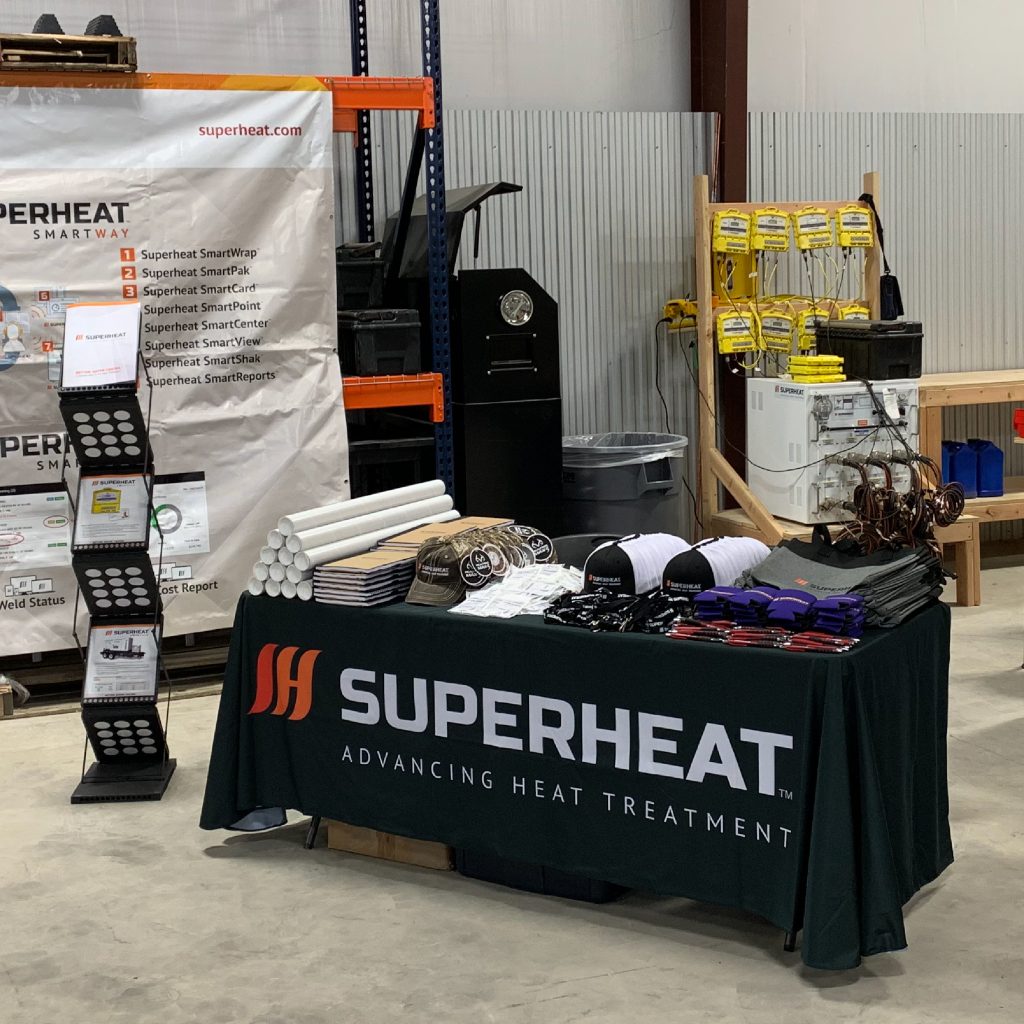 Superheat promotional set up at Heat Treatment Open House