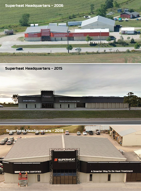 Superheat Company Building Rebranding Progress