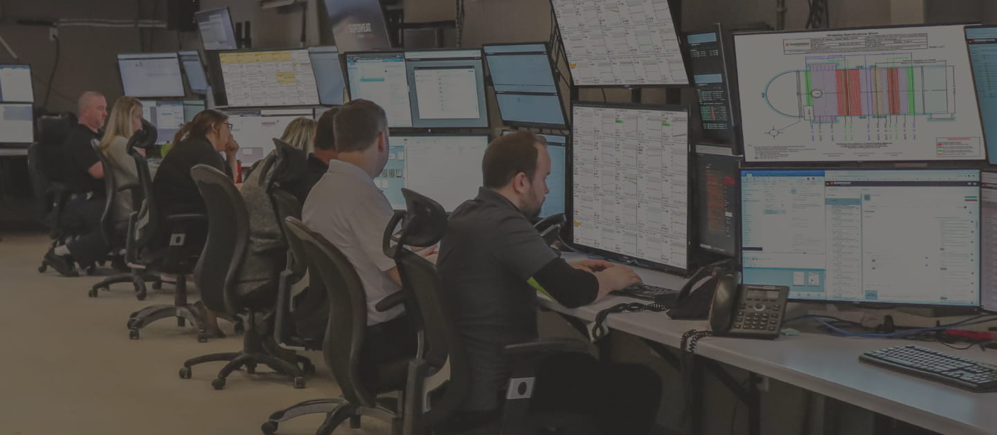 Superheat SmartCenter controlling on-site heat treatment services
