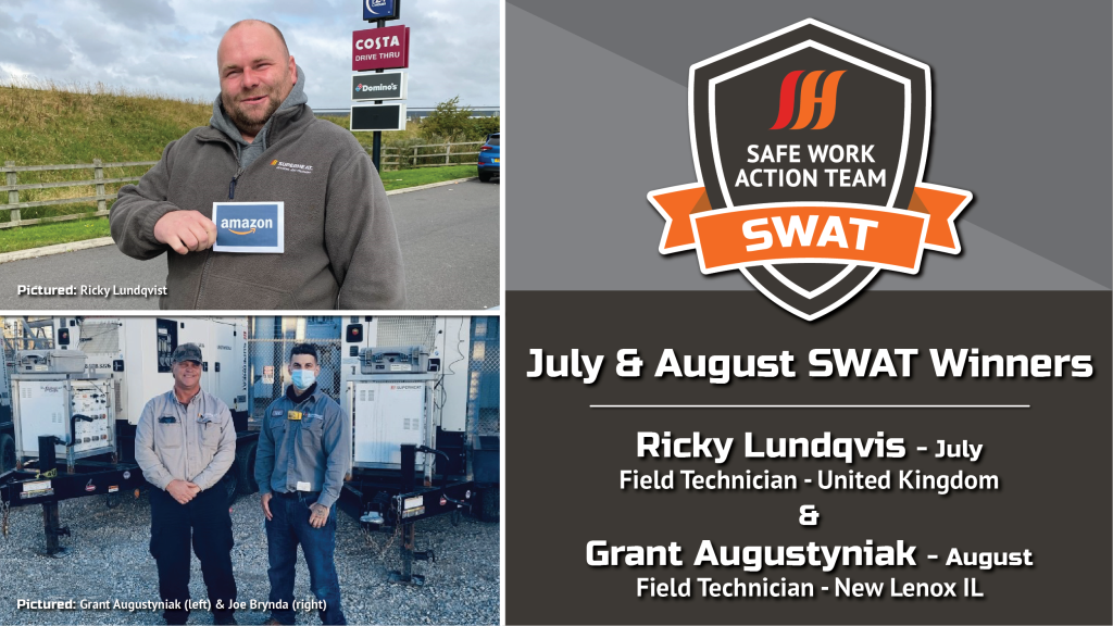 SWAT July and August Winners Ricky & Grant